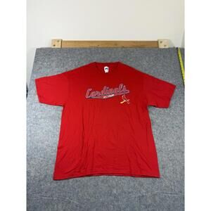 Vintage St Louis Cardinals Red T-Shirt Size XL 90s